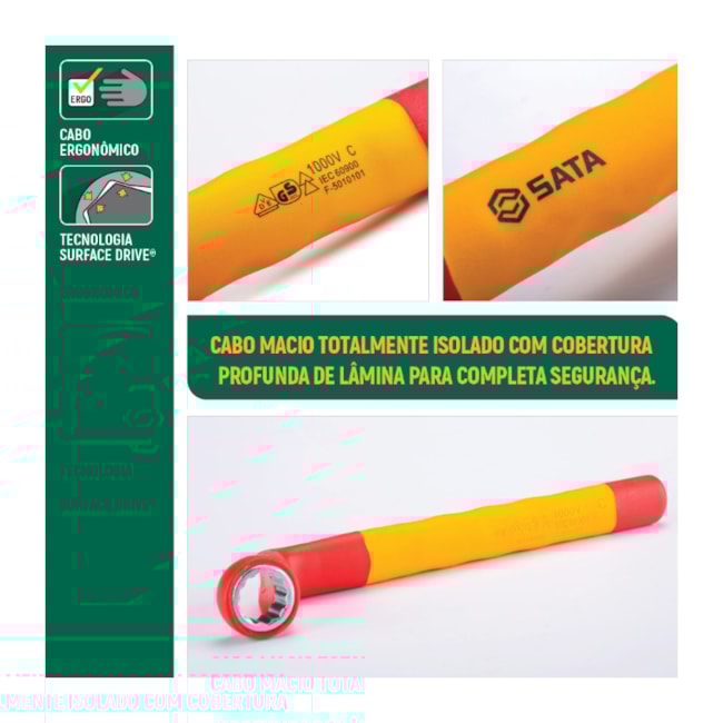 Chave Estrela 21mm Isolada 1000V VDE ST42421SC SATA-a6e20917-24dd-4a9f-b292-6f558e9799c9