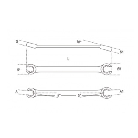 Chave Estrela Aberta 10x11mm 94 BETA-aee0725d-fd5c-4f1a-b823-efa9784a6f7b