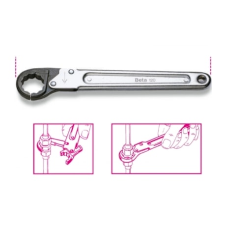 Chave Estrela Aberta 22mm com Sistema Catraca 120 BETA-00fefba0-5b0a-4fdc-af0d-cee0c57d93b3