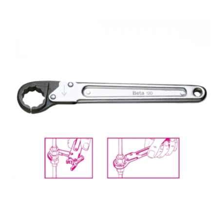 Chave Estrela Aberta 27mm com Sistema de Catraca 120 BETA-ed820254-9681-45b8-9fed-11dda3c58dc3