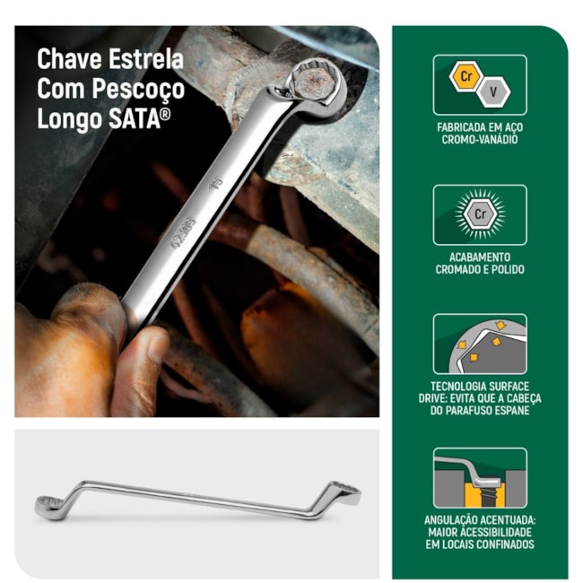 Chave Estrela Angulada 7/8