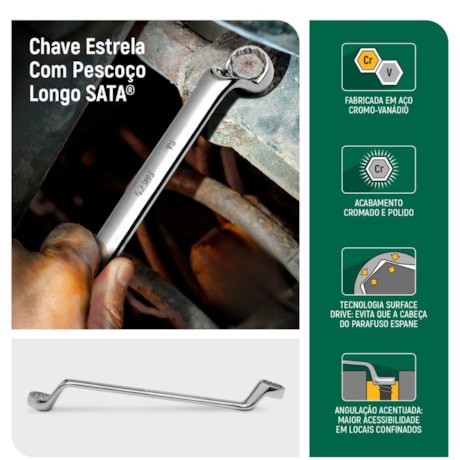 Chave Estrela Angulada 7/8