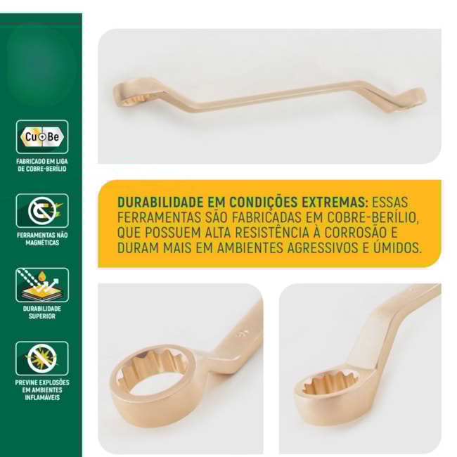 Chave Estrela Cobre-Berílio 30 x 32mm Antifaíscante ST31137 SATA-16b61923-260a-49d8-a675-62089227f661