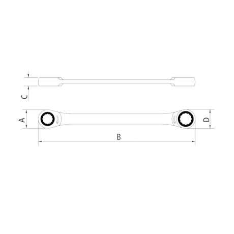 Chave Estrela com Catraca 10mm x 11mm 44634/103 TRAMONTINA PRO