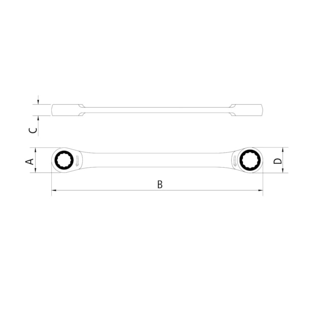 Chave Estrela com Catraca 10mm x 11mm 44634/103 TRAMONTINA PRO-ea05d7c2-bb14-417b-a6fe-aef4defcd78d