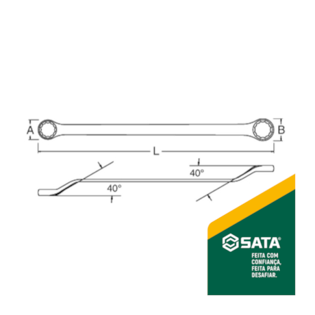 Chave Estrela de 18X19MM ST42226ST BELZER/SATA-0de3e516-bdce-4cd9-a326-897155a52b88
