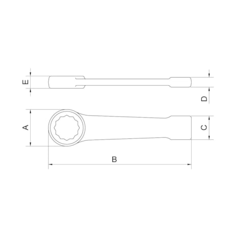 Chave Estrela de Bater 25mm 44632/025 TRAMONTINA PRO-21eb0fee-6ea0-42c3-9e76-ef67ea13c934