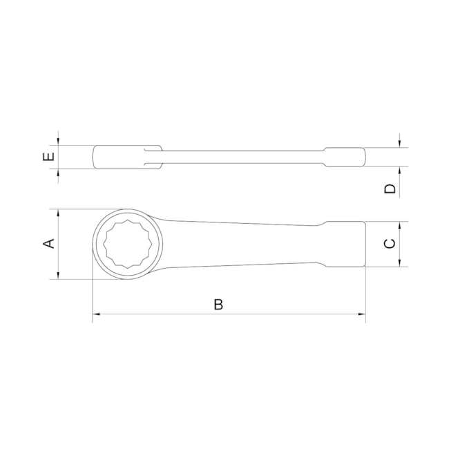 Chave Estrela de Bater 65mm 44632/065 TRAMONTINA PRO-e96fedea-3f68-457a-acc2-cf61a1ea5fe2