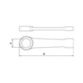 Chave Estrela de Bater Cobre Berílio Antifaiscante Cube 32 mm 44205/032 TRAMONTINA PRO