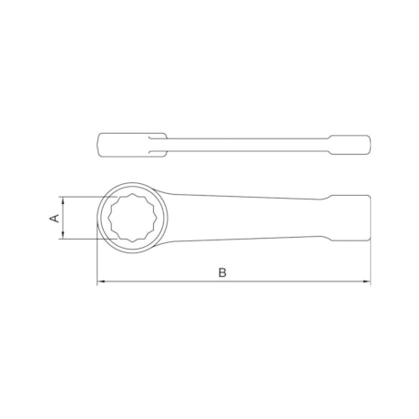 Chave Estrela de Bater Cobre Berílio Antifaiscante Cube 34 mm 44205/034 TRAMONTINA PRO-ed134fa4-44dc-4acf-988a-3d9a193267e9
