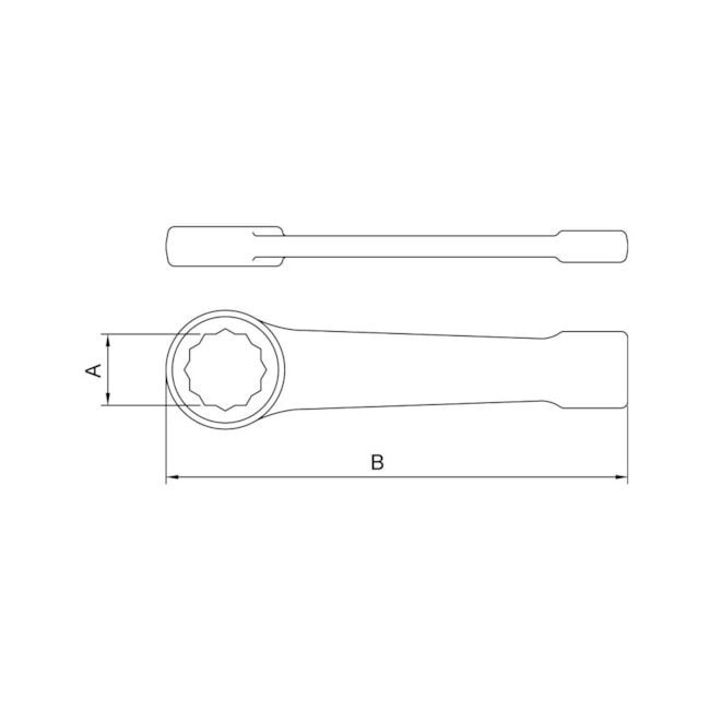 Chave Estrela de Bater Cube 55 mm Cobre Berílio Antifaiscante 44205/055 TRAMONTINA PRO-30966239-f242-4594-bd69-50eeeec2b8b0