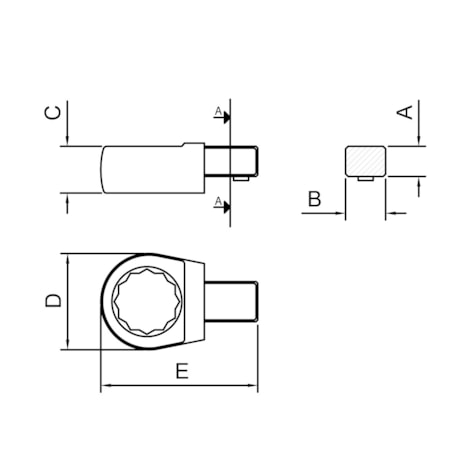 Chave Estrela Intercambiável 13mm 9x12mm 44512013 TRAMONTINA PRO