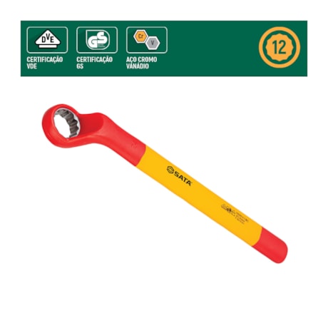 Chave Estrela Isolada 16mm 1000V VDE ST42416SC SATA