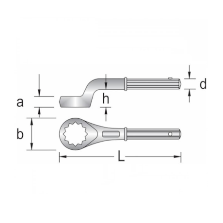 Chave Estrela Pesada 100mm 2A-100 GEDORE-4da7a229-5114-40df-b5b2-e99657047a27