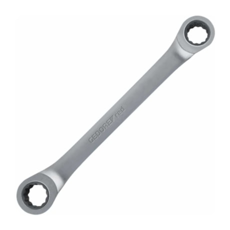 Chave Estrela Plana com Catraca 12x13mm R07401213 GEDORE RED