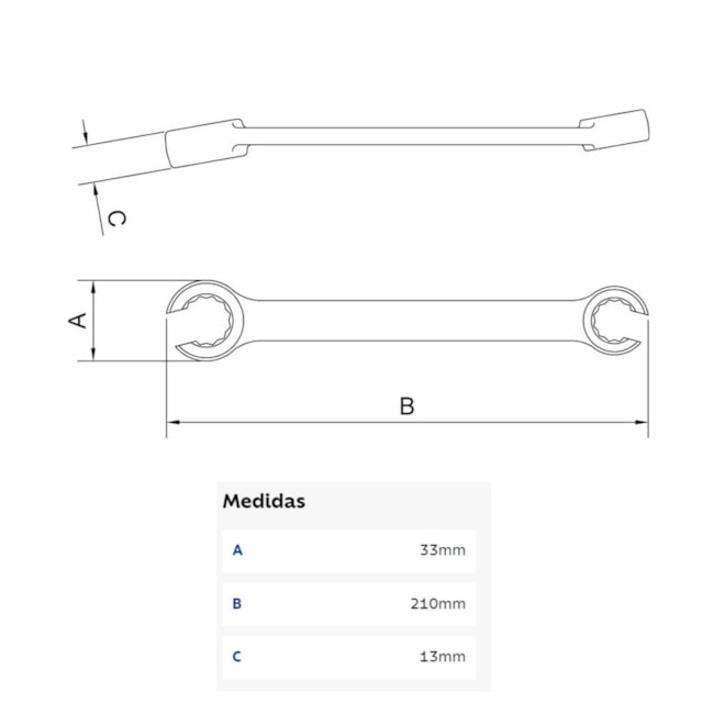 Chave Estrela Poligonal Aberta 17mm x 19mm 44635107 TRAMONTINA PRO-087c9aec-4fe9-49a2-89eb-7c0beadfa8f5