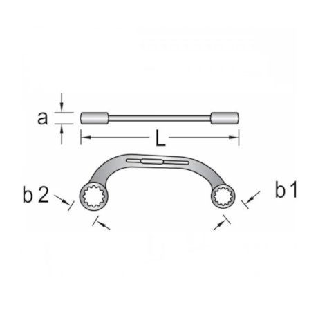 Chave Estrela Starter 13 x 17mm 304-13X17 GEDORE-7cc3d69e-5d93-4c36-9e51-e39d486085e7