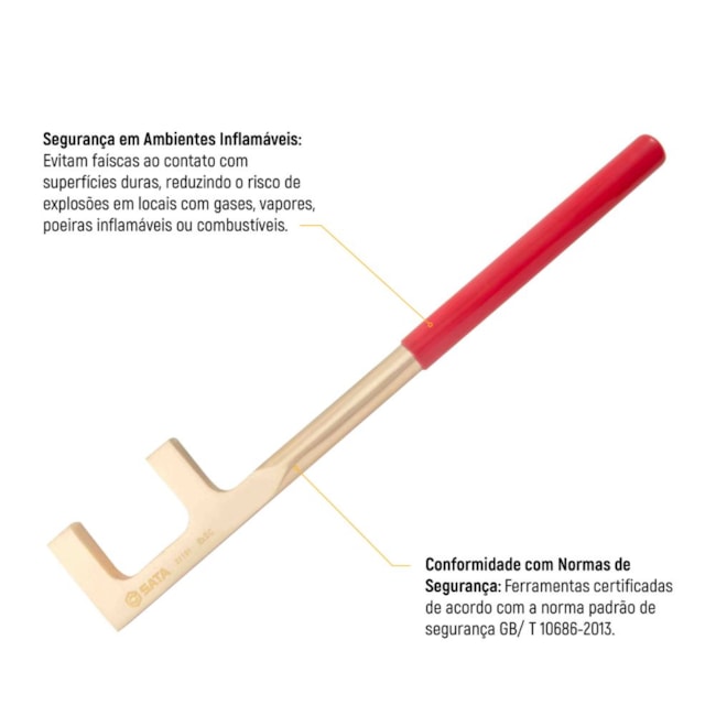 Chave F Cobre-Berílio 60 x 500mm Antifaíscante ST31193 SATA-68ba1df2-da4b-426c-89aa-4f697f86c78d