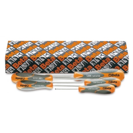 Chave Fenda 5pcs P/Borne Betamax 1294/S5 BETA-6465991e-1015-4ec4-9bfa-8d3984788306