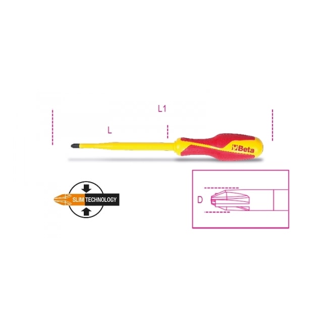 Chave Fenda Cabeça Combinada ph 1+Lpp 1275MQ/C BETA-3d47b1db-0e43-4bb7-b08f-35c89129b179