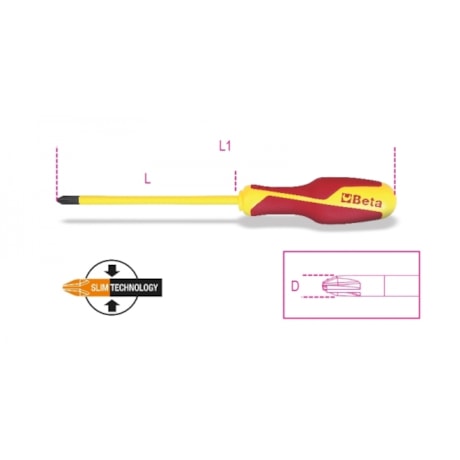 Chave Fenda Cabeça Combinada pz 1+Lpp 1276MQ/C BETA-e33049fb-e379-40e7-83a4-b8a1c023e8e6