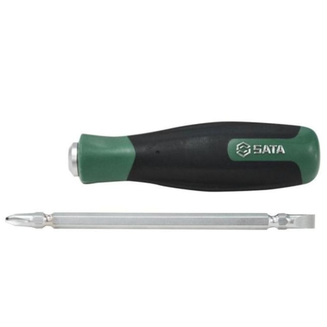 Chave Fenda com Cabeça Dupla N1 x 5mm x 100mm ST66203SC SATA-60fd31be-67c9-43a1-9d67-4e189f75b9bc