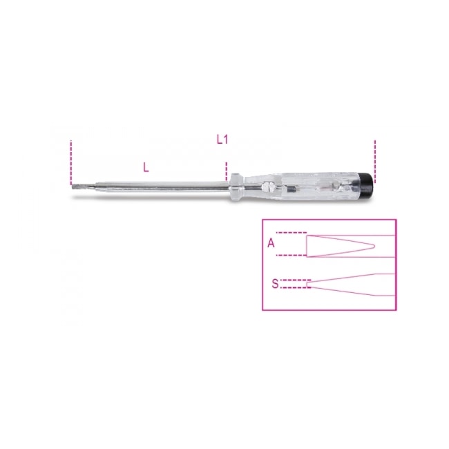 Chave Fenda Teste 1/8