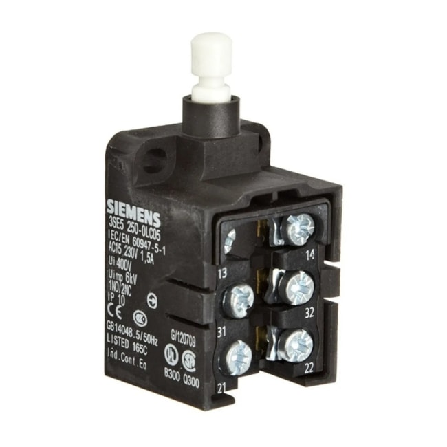 Chave Fim de Curso Caixa Aberta 1NA+2NF com Pino Atuador Tefflon 3SE5 250-0LC05 SIEMENS-1384c762-6ba1-470b-a8f3-e433f9108c9d