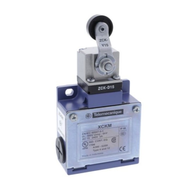 Chave Fim de Curso de Metal 1 NF + 1 NA com Alavanca e Roldana de Plástico XCKM115 SCHNEIDER-ca2190e7-a34b-4431-9523-26a4bb4cc79c