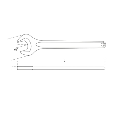 Chave Fixa 105mm Uma Boca DIN 894 Fosfatada 53 BETA-bc87b9bd-7356-4ab3-be3b-ae622bb24be8