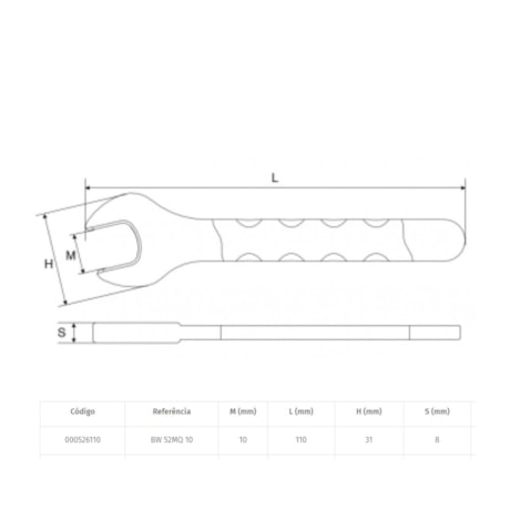 Chave Fixa 10mm de Uma Boca VDE Isolada 1000V BW 52MQ BETA WORKER-6ecf4223-3a24-44e9-8705-e194c8111ec3