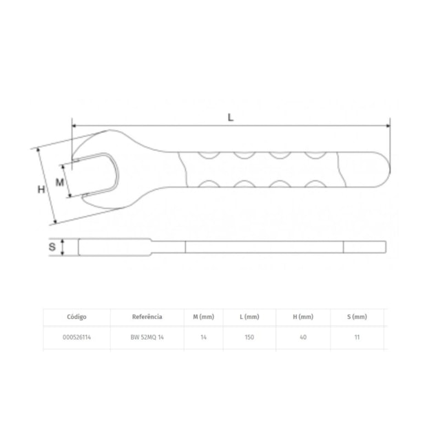 Chave Fixa 14mm de Uma Boca VDE Isolada 1000V BW 52MQ BETA WORKER-a688f633-a8e3-41eb-97b9-cc667c893c95