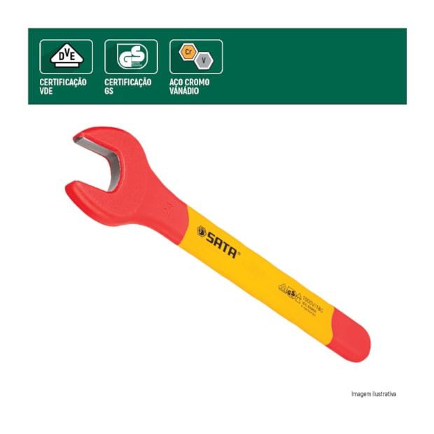 Chave Fixa 14mm Isolado 1000V VDE ST41314SC BELZER/SATA-3e74146d-298a-4e63-b84f-a6abb8b0ea1e