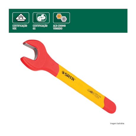Chave Fixa 14mm Isolado 1000V VDE ST41314SC SATA-c37d5fdd-0086-462a-a1e6-c848b7a89f8f