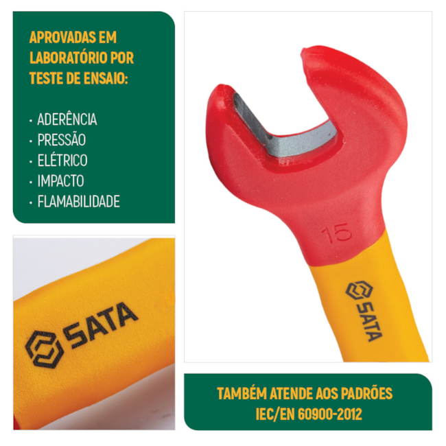 Chave Fixa 16MM Isolado 1000V VDE ST41316SC SATA-ca031114-c1aa-4e48-94ba-eef8072993f3