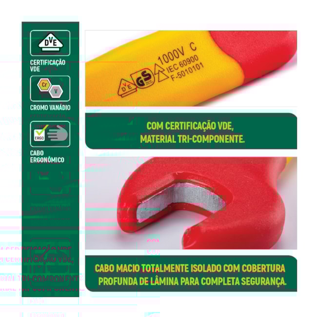 Chave Fixa 18mm Isolado 1000V VDE ST41318SC SATA-136f2d8d-a386-495c-8829-911a1b37af2d