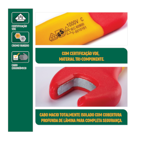 Chave Fixa 24MM Isolado 1000V VDE ST41324SC SATA-84127043-c86e-41e8-afdf-eb2b1a00d498