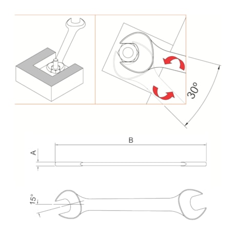 Chave Fixa 30 x 34mm 44610114 TRAMONTINA PRO-110e077b-9f3e-4a47-8312-e412e482f82d