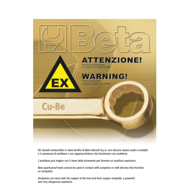 Chave Fixa 30mm x 32mm Cobre-Berílio Antifaiscante 55BA BETA-dd2b8ec5-9461-4574-8dc3-2c10db721433