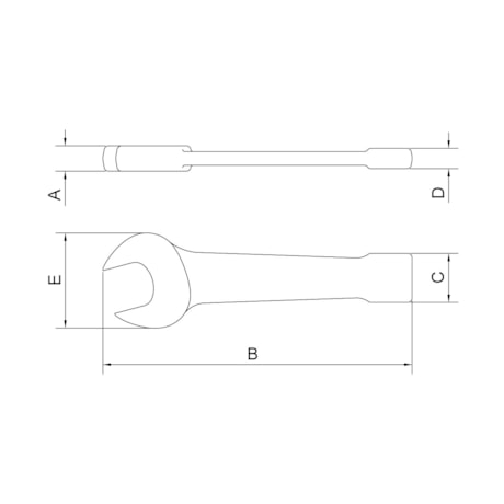Chave Fixa de Bater 90mm 44628090 TRAMONTINA PRO-3aa5881b-bc5a-4c04-b424-913f705934cf