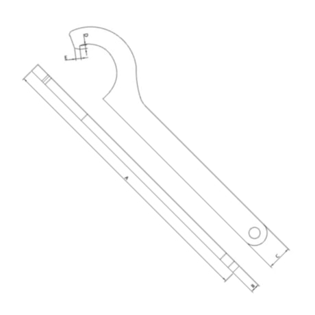 Chave Gancho com Orelha 135-145mm 44600/114 TRAMONTINA PRO-de1c045d-40c7-43f7-ba81-95b5f48afc5c