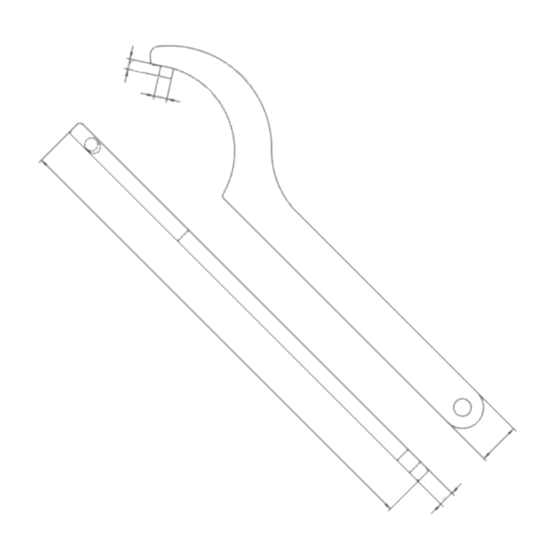 Chave Gancho com Pino 120-130mm 44601/114 TRAMONTINA PRO-a747974b-53f1-41ab-8719-c2f4ff849938