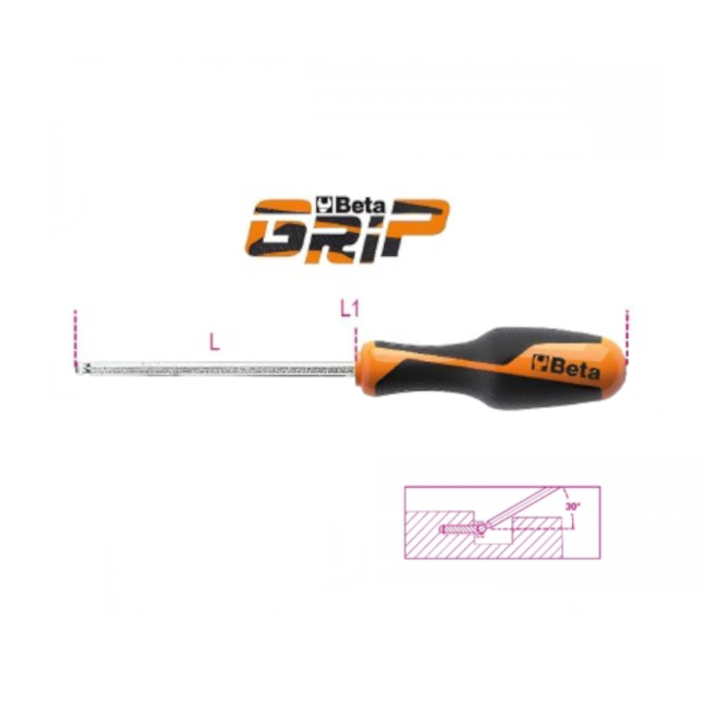 Chave Hexagonal Abaulada 2.5mm com Punho Grip 1266BP BETA-735f2bec-aa9f-4db4-b4c8-b0444aed71ac