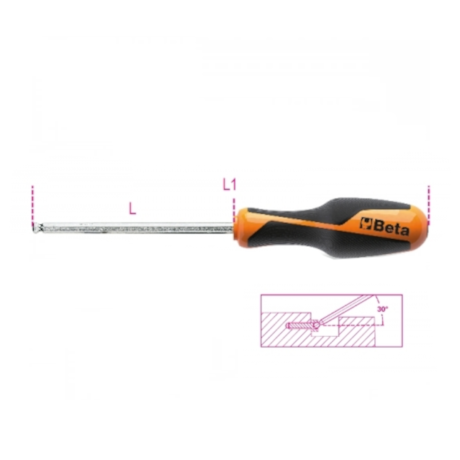 Chave Hexagonal Abaulada 6mm com Cabo Beta Grip 1266BP BETA-8edaa521-b64c-41e0-a5ec-83d8cd7ebab5