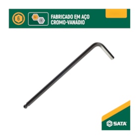 Chave Hexagonal Abaulada Tipo L 4mm ST84705L SATA