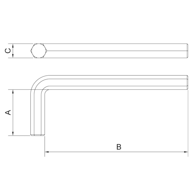 Chave Hexagonal Allen L Extra Longa 1/8 44424/005 TRAMONTINA PRO-a15635d8-0b98-4155-83c8-a4bac82ad236