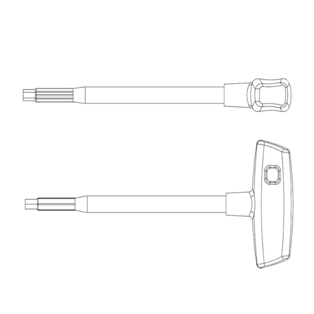 Chave Hexagonal com Cabo T 10mm Isolada 1000V IEC 44318310 TRAMONTINA PRO-1f9bfb01-a383-4138-a4f0-32d4593ef1f1