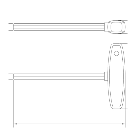 Chave Hexagonal com Cabo T 2.5x112MM 44360/125 TRAMONTINA PRO-289b6de5-7081-4e19-b050-af4f697245fa