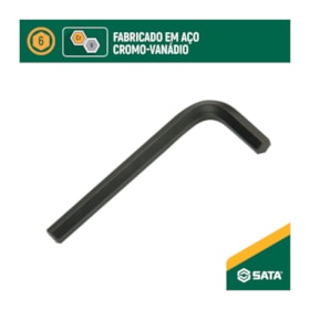 Chave Hexagonal Curta Tipo L 3/16