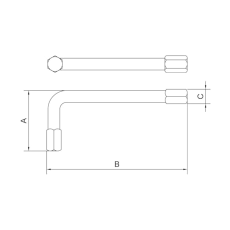 Chave Hexagonal em Cobre-Berílio Antifaiscante 9 mm 44231/009 TRAMONTINA PRO-56be1381-a054-4508-b1c9-fc1b358b09dd